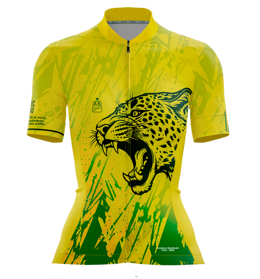 CAMISA CORTA DAMA PRO (REF. AB AMARILLO) CON ESTRELLA