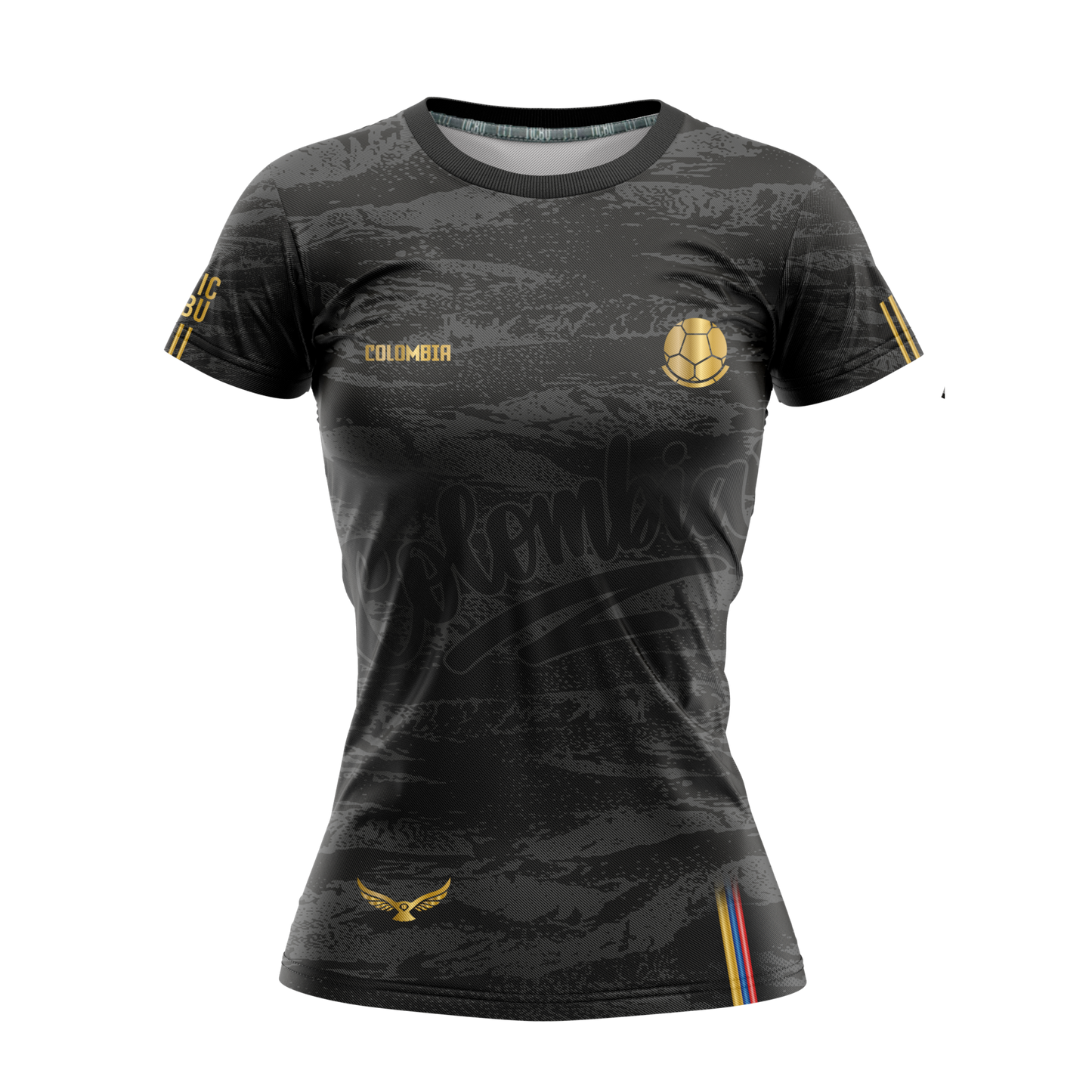 Camiseta Dama Deportiva (Ref COL NEGRA)