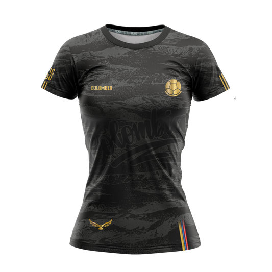 Camiseta Dama Deportiva (Ref COL NEGRA)