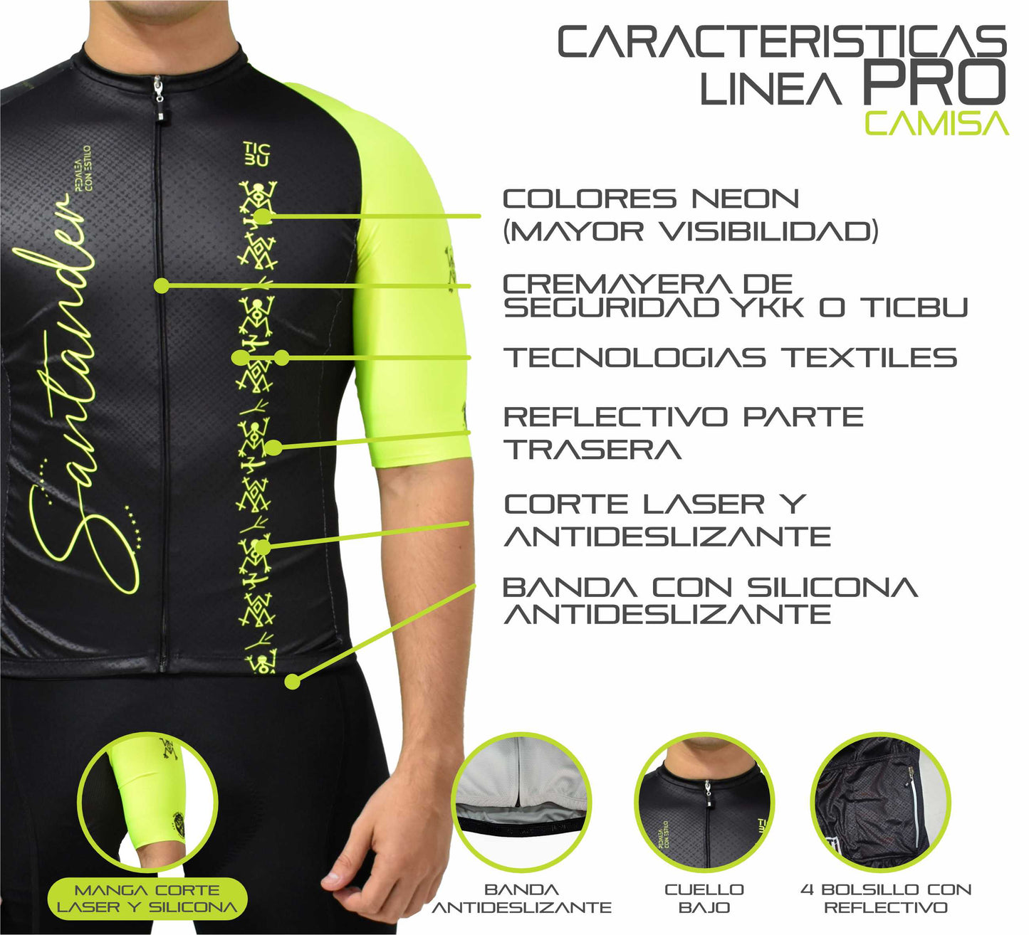 JERSEY  CORTA HOMBRE PRO (REF. SEIYA)