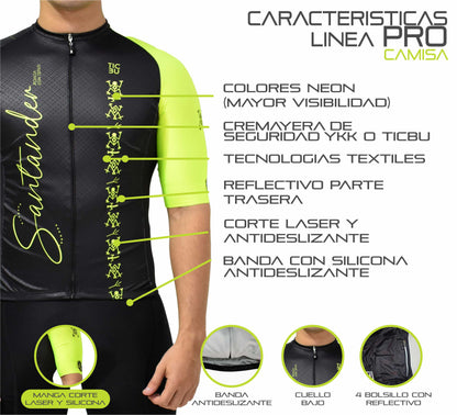 CAMISA LARGA HOMBRE PRO (REF. SANTANDER)