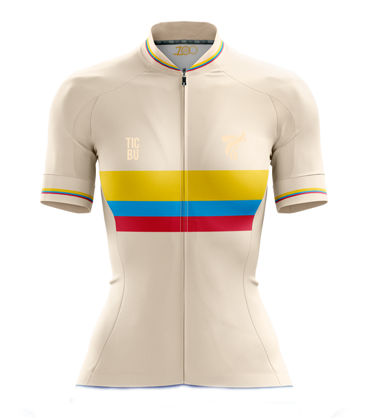 JERSEY CORTO DAMA PRO (REF. COLOMBIA 100 AÑOS)