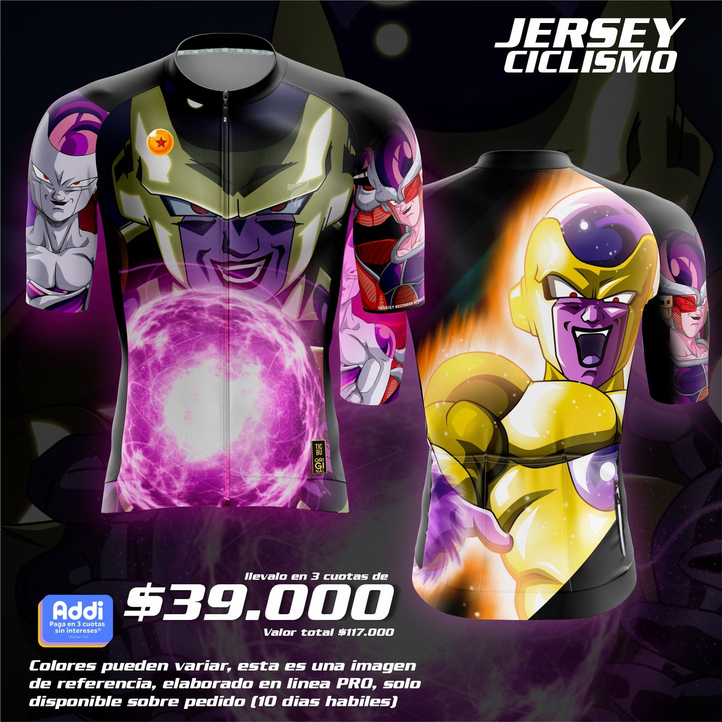 JERSEY  CORTA HOMBRE PRO (REF. FREEZER)