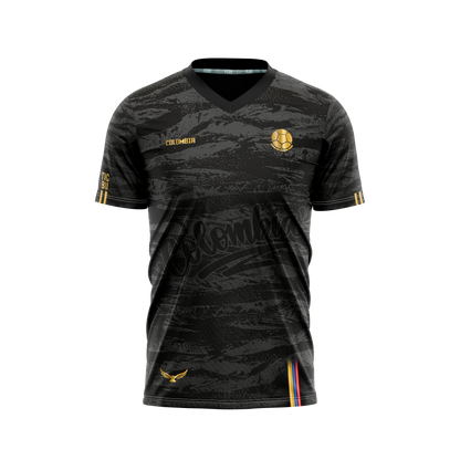 Camiseta Hombre Deportiva (Ref COL NEGRA)