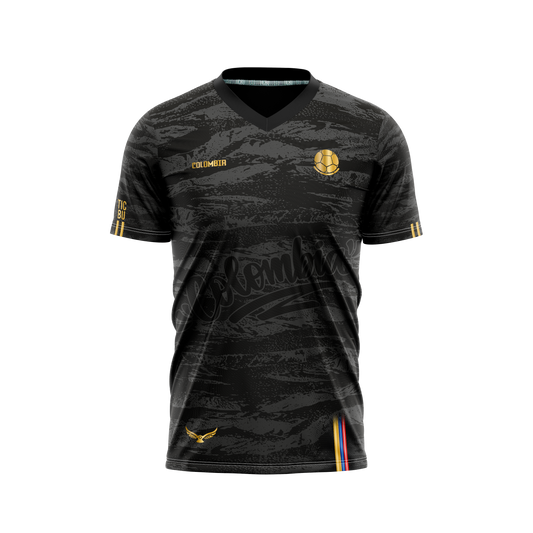 Camiseta Hombre Deportiva (Ref COL NEGRA)