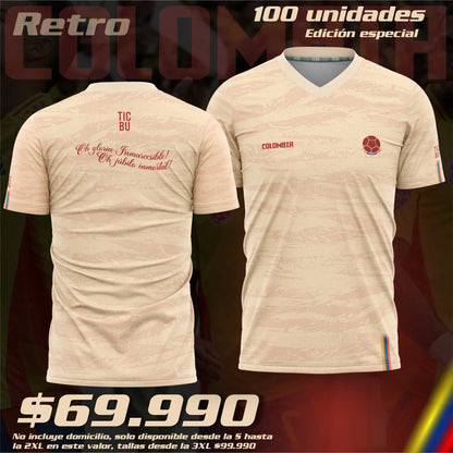 Camiseta Hombre Deportiva (Ref COL RETRO)